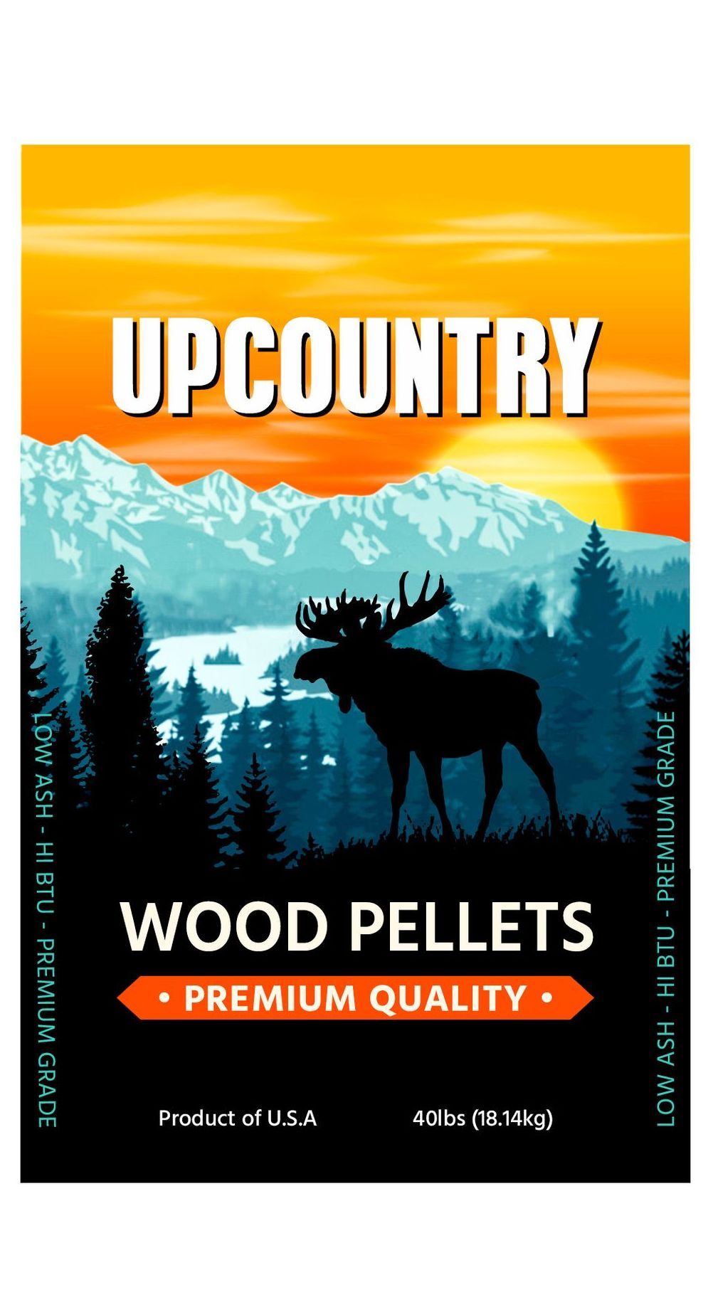 Premium Wood Pellets (1 Ton)